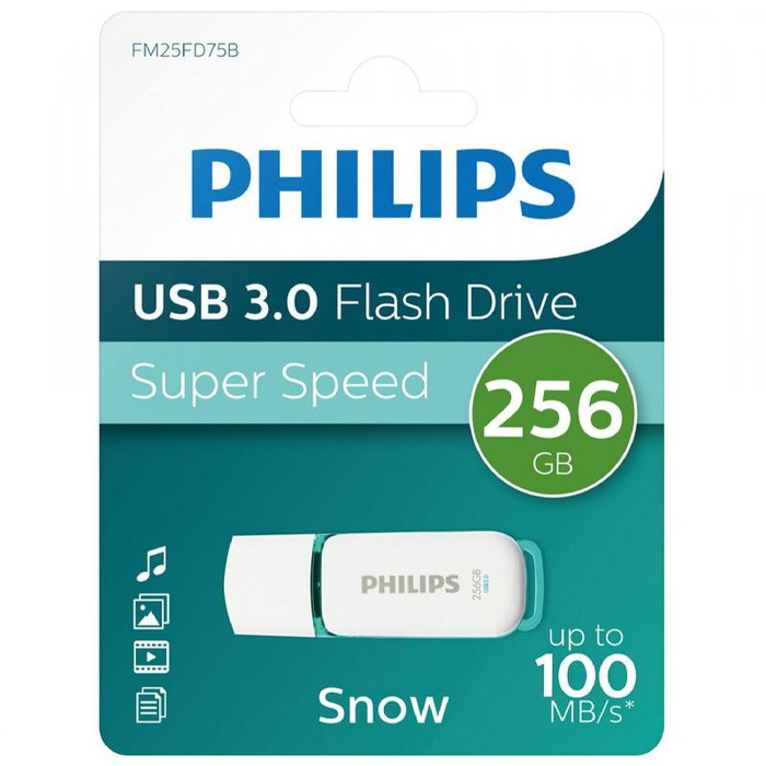 Philips USB 3.0 Snow Edition Spring Green 256 Go