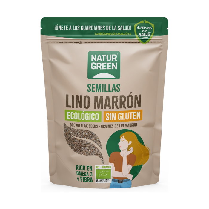 NaturGreen Lin brun Bio 500 g NaturGreen Lin brun Bio 500 g