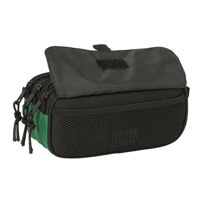 BlackFit8 Fourre-tout Varsity Noir Vert 21,5 x 10 x 8 cm BlackFit8 Fourre-tout Varsity Noir Vert 21,5 x 10 x 8 cm