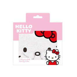 Cerdá Toalla para cabello hello kitty Serviette de bain éponge Hello Kitty pour les cheveux, rose, 22 x 12 cm (PINK) - Âge recommandé : 3 ans
