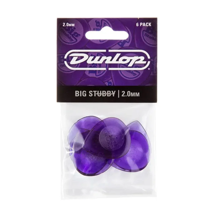 Dunlop Big Stubby 2,00 mm (Pack de 6)