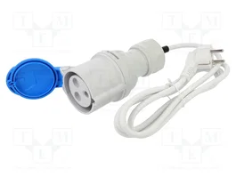 SEZ DK Adaptateur IEC 60309 16A 230VAC 2P+PE 6H