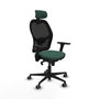 Piqueras y Crespo Chaise de Bureau avec Appui-tête Jorquera 3D036G2 Vert