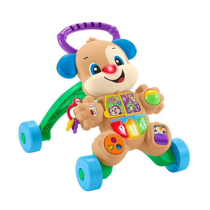 Fisher-Price Andador Perrito Primeros Pasos Hhx15 - Trotteur interactif Rie et Apprends avec Smart Stages, 6 langues, pour bébé +6 mois Fisher-Price Andador Perrito Primeros Pasos Hhx15 - Trotteur interactif Rie et Apprends avec Smart Stages, 6 langues, pour bébé +6 mois