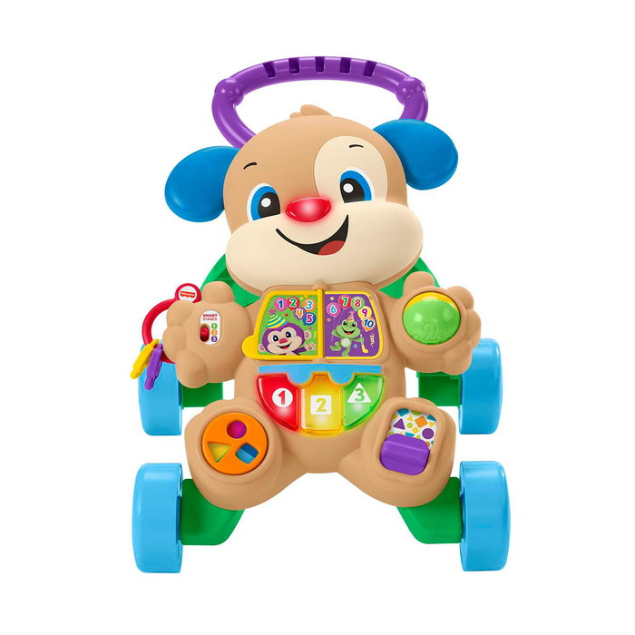 Fisher-Price Andador Perrito Primeros Pasos Hhx15 - Trotteur interactif Rie et Apprends avec Smart Stages, 6 langues, pour bébé +6 mois Fisher-Price Andador Perrito Primeros Pasos Hhx15 - Trotteur interactif Rie et Apprends avec Smart Stages, 6 langues, pour bébé +6 mois
