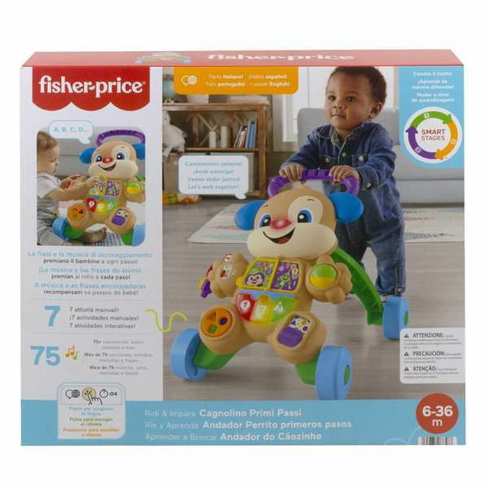 Déambulateur sur roues Fisher-Price Son Lumières Chien Multilingue
