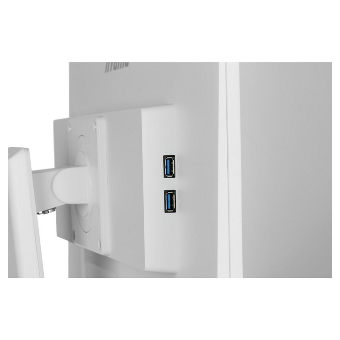 IIYAMA Moniteur LED 27" (68,6 cm) Full HD IPS, 75 Hz, HDMI/DisplayPort/USB-C, Référence XUB2792HSU-W6, Blanc