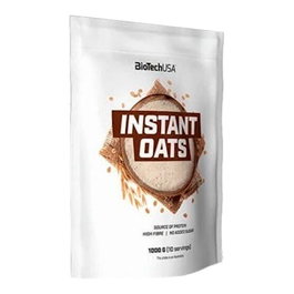 Biotechusa Instant Oats Avellana - 1000g, Flocons d'Avoine Instantanés au Goût Noisette
