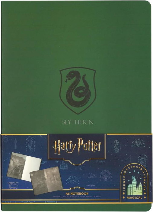 Sd toys Cahier à couverture souple Slytherin Harry Potter vert, 120 pages