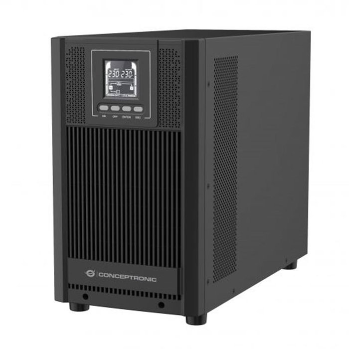Conceptronic Zeus52E3K SAI 3000 VA 2700 W Onduleur en ligne double conversion Noir Conceptronic Zeus52E3K SAI 3000 VA 2700 W Onduleur en ligne double conversion Noir
