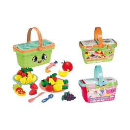 Jugatoys - pequeñ@sartistas Panier de Pique-nique pâte à modeler Magic Dough avec accessoires