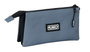 Safta - Porte-tout triple Munich Basico Gris - Taille 22 x 12 x 3 cm - À partir de 3 ans