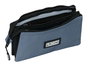 Safta - Porte-tout triple Munich Basico Gris - Taille 22 x 12 x 3 cm - À partir de 3 ans