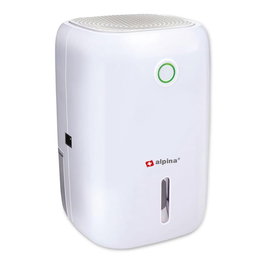 Alpina Déshumidificateur compact 800 ml 15,5 x 14 x 22,5 cm 22,5 W avec arrêt auto et indicateur réservoir plein