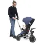 Chicco Tricycle Évolutif 4 en 1 pour Enfant de 6 Mois à 4 Ans avec Guidon Réglable, Roues Caoutchouc EVA et Châssis Métallique - Pliable