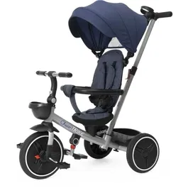 Chicco Tricycle Évolutif 4 en 1 pour Enfant de 6 Mois à 4 Ans avec Guidon Réglable, Roues Caoutchouc EVA et Châssis Métallique - Pliable