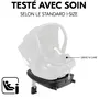 Hauck Base Isofix Drive N Care pour Siège Auto - Fixation Rapide Conforme i-Size - Indicateurs de Couleur - Noir