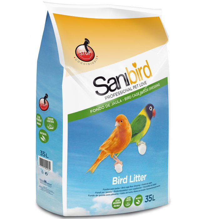 Sanicat Sanibird Litière pour Cage Oiseaux Sanicat Sanibird Litière pour Cage Oiseaux