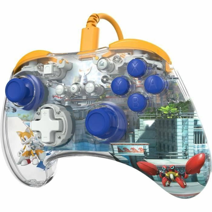 PDP Tails REALMz - Manette filaire pour Nintendo Switch, Bleu