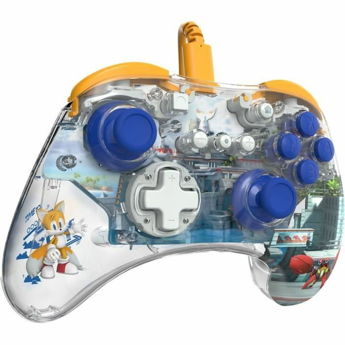 PDP Tails REALMz - Manette filaire pour Nintendo Switch, Bleu