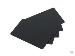 Evolis - Carte vierge PVC-U noire mate 76 mm, pour imprimantes Evolis High Trust®, paquet de 500 cartes