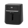 Continental Edison CEFR240092L Friteuse à air sans huile 9,2 L 1800 W Noire avec 10 programmes de cuisson et revêtement antiadhésif