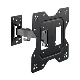 Ewent EW1521 Support Mural TV Full Motion pour écrans jusqu'à 43 pouces, VESA 100x200, inclinaison et rotation, capacité 30 kg