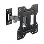 Ewent EW1521 Support Mural TV Full Motion pour écrans jusqu'à 43 pouces, VESA 100x200, inclinaison et rotation, capacité 30 kg