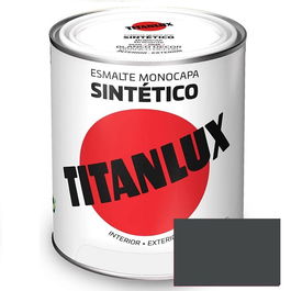 Titan Esmalte Sintético Industrial Gris Medio 750ml 549