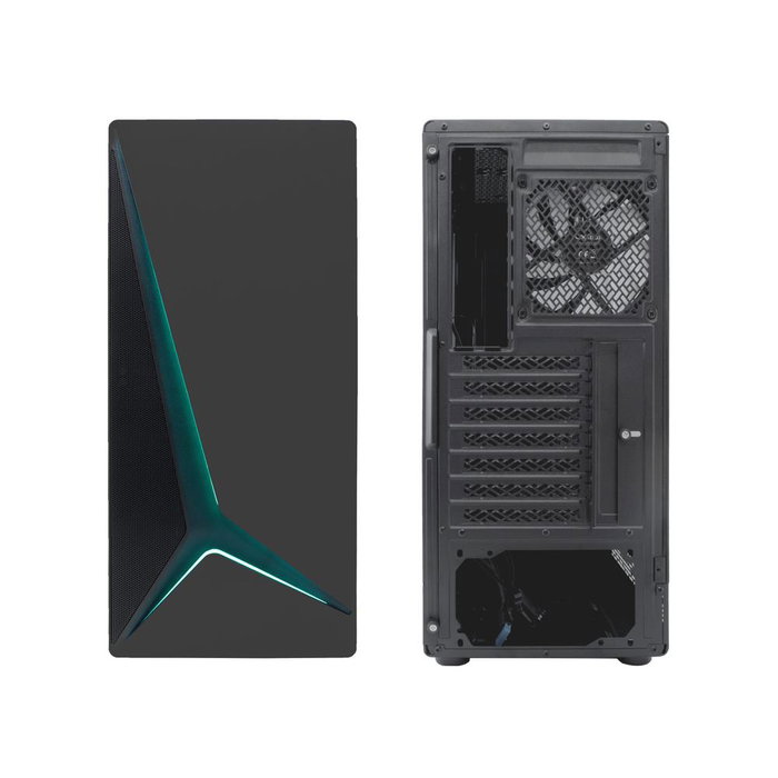 Coolbox GA450 Star Boîtier PC Gaming ATX Noir avec Vitre Trempée et Ventilateur ARGB