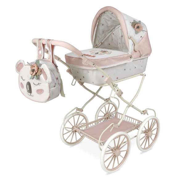 Decuevas Poussette de poupée pliable Koala avec sac à dos pour poupées jusqu'à 48 cm, 42x80x81 cm, métal et plastique Decuevas Poussette de poupée pliable Koala avec sac à dos pour poupées jusqu'à 48 cm, 42x80x81 cm, métal et plastique
