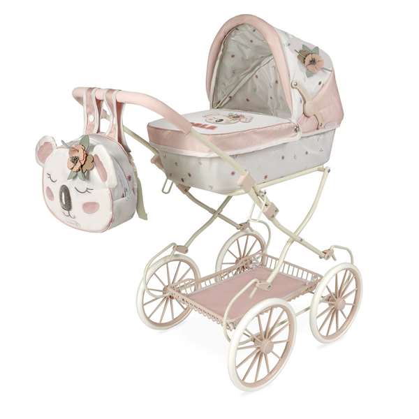 Decuevas Poussette de poupée pliable Koala avec sac à dos pour poupées jusqu'à 48 cm, 42x80x81 cm, métal et plastique Decuevas Poussette de poupée pliable Koala avec sac à dos pour poupées jusqu'à 48 cm, 42x80x81 cm, métal et plastique