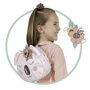 Decuevas Poussette de poupée pliable Koala avec sac à dos pour poupées jusqu'à 48 cm, 42x80x81 cm, métal et plastique