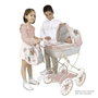 Decuevas Poussette de poupée pliable Koala avec sac à dos pour poupées jusqu'à 48 cm, 42x80x81 cm, métal et plastique
