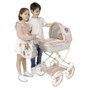 Decuevas Poussette de poupée pliable Koala avec sac à dos pour poupées jusqu'à 48 cm, 42x80x81 cm, métal et plastique