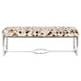 DKD Home Decor Banquette Marron Beige Argenté Camel