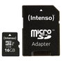 Intenso Carte mémoire microSDXC Professionnelle V30 16 Go avec adaptateur SD