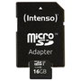 Intenso Carte mémoire microSDXC Professionnelle V30 16 Go avec adaptateur SD