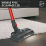 Hoover HF122AH Aspirateur Balai 22V Rouge/Gris/Titane