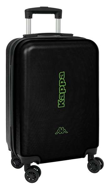Safta Valise Cabine Kappa 20 Pouces Noir 34.5 x 55 x 20 cm - Trolley pour Voyage