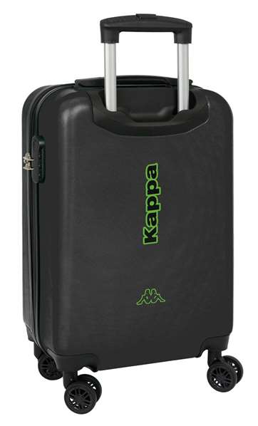 Safta Valise Cabine Kappa 20 Pouces Noir 34.5 x 55 x 20 cm - Trolley pour Voyage