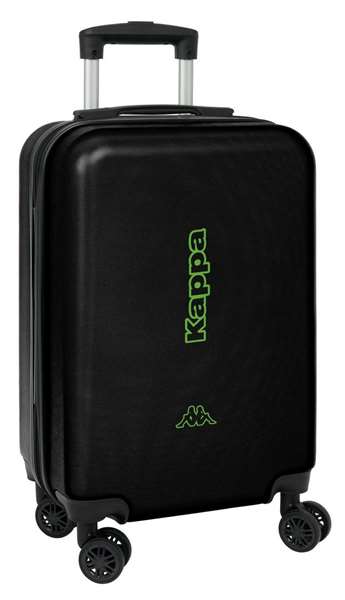 Safta Valise Cabine Kappa 20 Pouces Noir 34.5 x 55 x 20 cm - Trolley pour Voyage