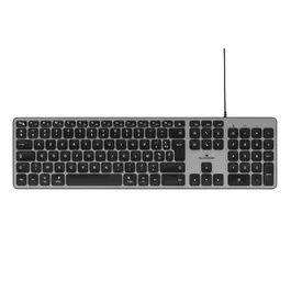 Bluestork KB Mac Clavier Filaire Noir Azerty Compatible Mac