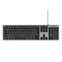 Bluestork KB Mac Clavier Filaire Noir Azerty Compatible Mac