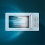 Cecotec ProClean 3110 Retro Blue Micro-ondes avec gril 20L 700W Bleu