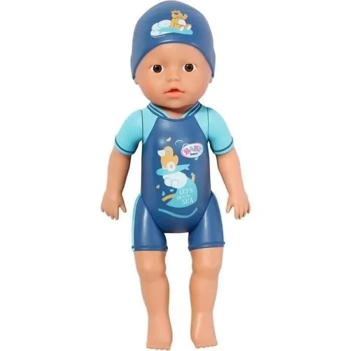 Baby Born - Ma Premiere Nage - Poupée Garçon Nageur de Bain 30 cm avec Tenue Intégrée - Jouet sans Pile pour Enfant Dès 1 an Baby Born - Ma Premiere Nage - Poupée Garçon Nageur de Bain 30 cm avec Tenue Intégrée - Jouet sans Pile pour Enfant Dès 1 an
