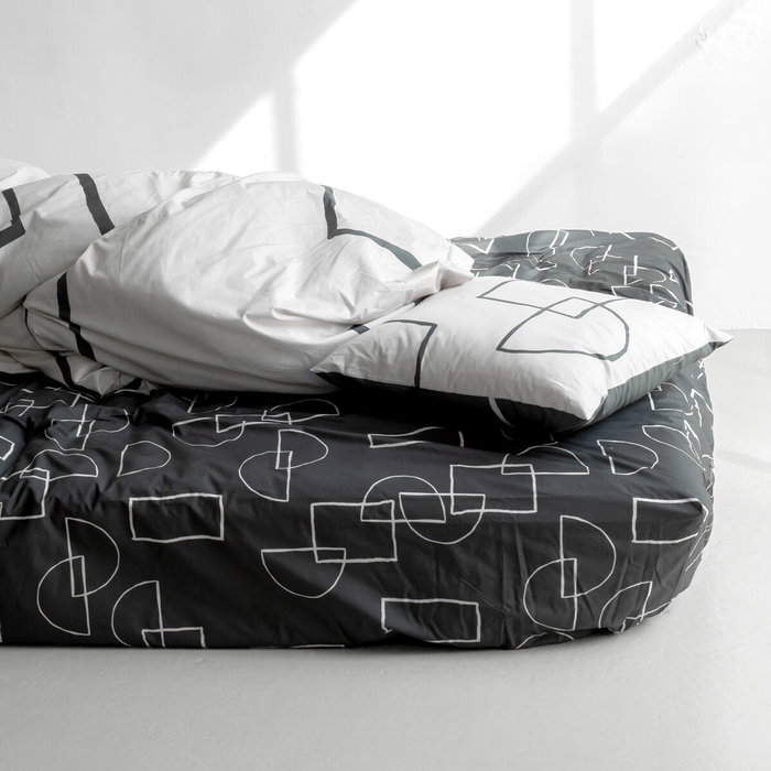 Drap housse HappyFriday BLANC Multicouleur 160 x 200 x 32 cm Drap housse HappyFriday BLANC Multicouleur 160 x 200 x 32 cm