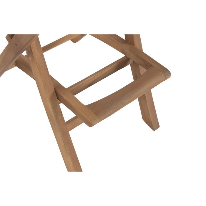 Ensemble Table + 2 Chaises Home ESPRIT Teck 95 X 70 X 108 CM