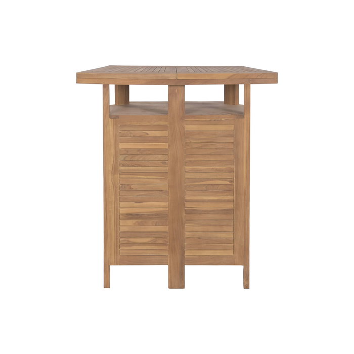 Ensemble Table + 2 Chaises Home ESPRIT Teck 95 X 70 X 108 CM