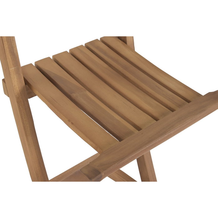 Ensemble Table + 2 Chaises Home ESPRIT Teck 95 X 70 X 108 CM